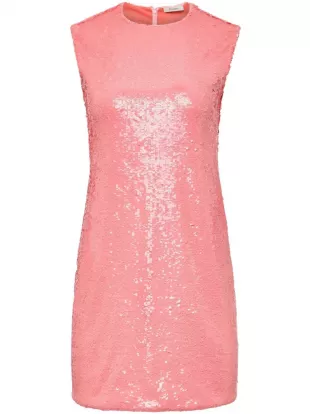 Sequined Mini Shift Dress