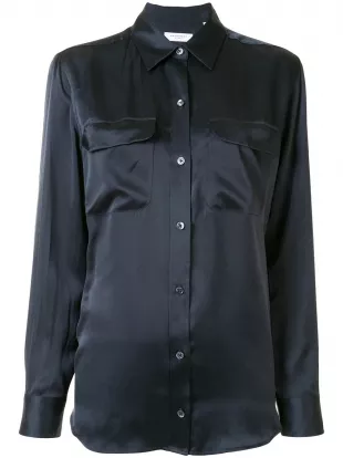 Signature Silk Satin Shirt