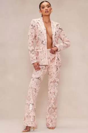 Pantalón Charlize Sequin Embroidered