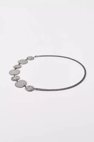 Rhinestone Stamped Chain Belt
