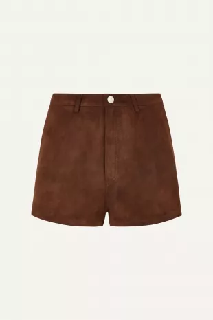 Catherine Suede Shorts