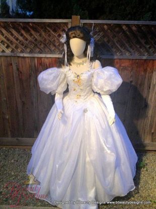 Princess Bridal Sarah Labyrinth "As the World Falls Down" Gown Custom Made