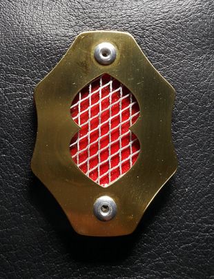 En laiton véritable Farscape Communicator   Badge Comm   Combadge