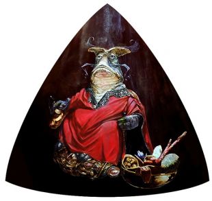 Peinture sur toile de Farscape de Rygel par Zan   impression sur toile