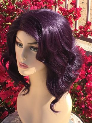 Descendants Mal Purple Professional Lace Front Wig