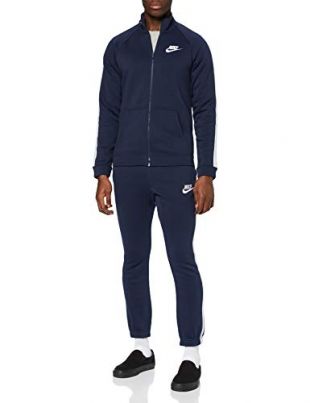 Nike - M NSW TRK Suit FLC Season - Survêtement - Noir - L - Homme