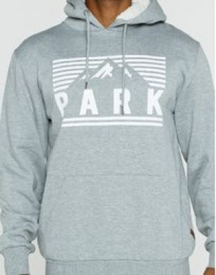 Hallenstein Brothers - Park Shelter Sherpa Hoodie in Grey Marl