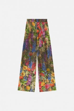 pantalon à fleurs
