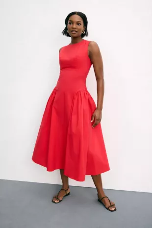 Grayson Dress in Apple