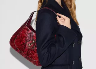 Jackie Crocodile Shoulder Bag
