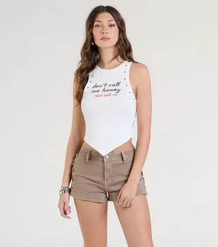 Don’t Call Me Honey Crop Top