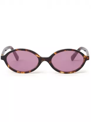 Eyewear Runway Oval-Frame Sunglasses