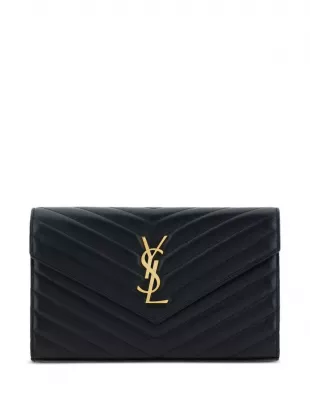 Cassandre Leather Chain Wallet
