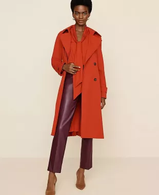 The Lana Slim Pant in Faux Leather