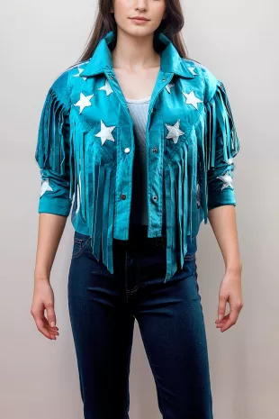 Miss Americana Fringe Star jacket