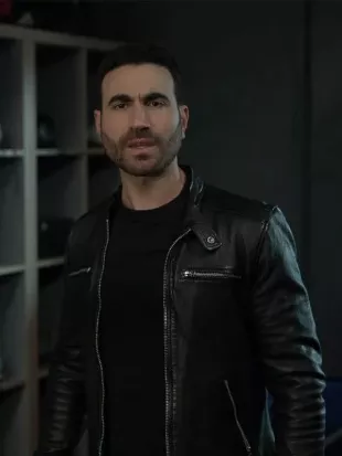 Roy Kent Ted Lasso S03 Black Leather Jacket