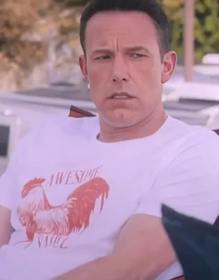 The Accountant 2 Ben Affleck White T-Shirt