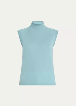 Mahalia Sleeveless Cashmere Pullover