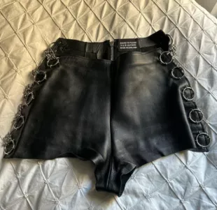 Leathers Custom Leather Shorts