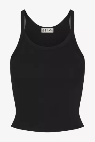 Cropped Rib Tank