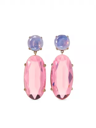 Such A Jewel Crystal & Gold Plated Clip Earrings