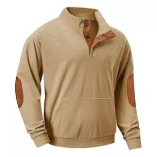Sweatshirts For Men No Hood Corduroy