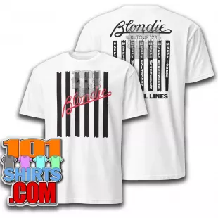 A Fam­i­ly Af­fair Movie Blondie Debbie Parallel Lines UK Tour 78 T-Shirt