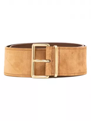 Brown Suede Belt