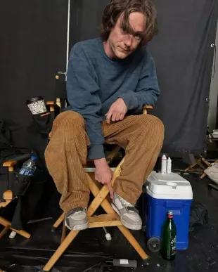 Blue Striped Sweater worn by Bob
