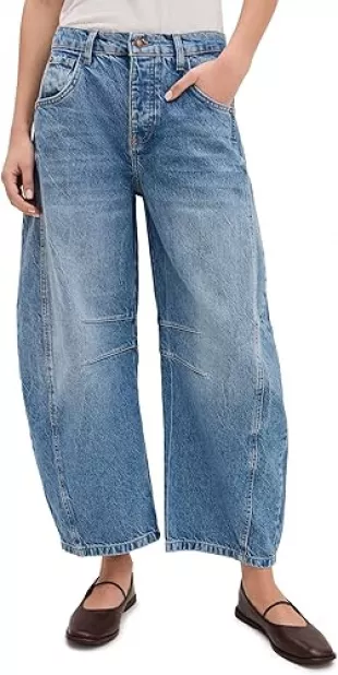 Good Luck Barrel Leg Jeans