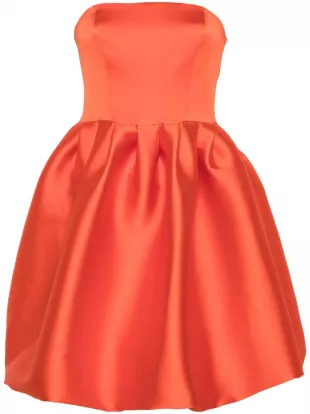 Puffbal Satin Mini Dress