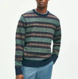 Lambwool Achive Instarsia Sweater