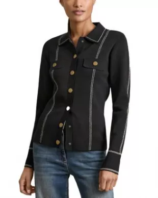 Eden Stitch Detail Top