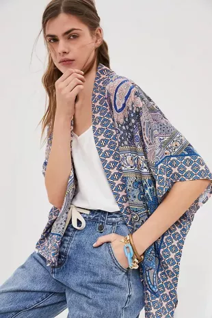 Aletha Cropped Kimono