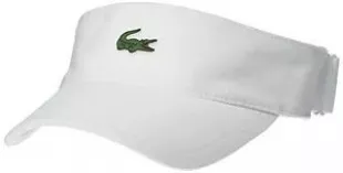 White Logo Embroidered Visor