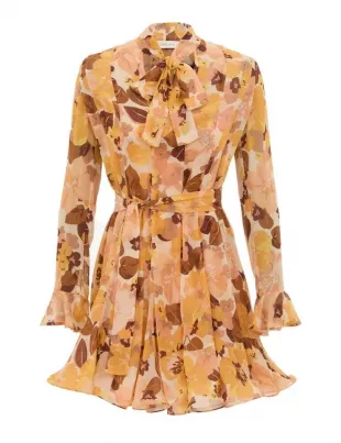 Balance Lantern Mini Dress