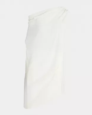 Aria Draped Silk Crepe Top