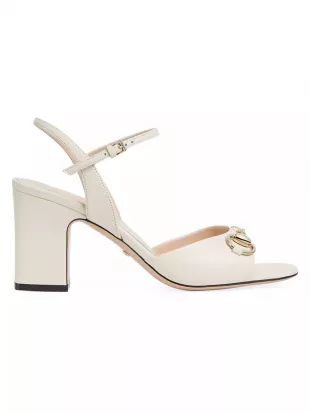 Lady Horsebit 75MM Leather Sandals
