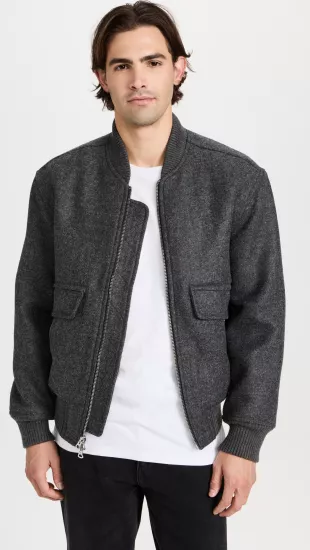 Wool Bomber Jacket