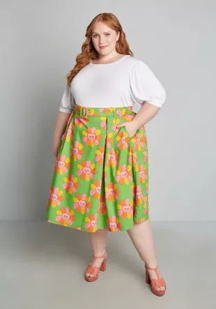 Marisol Muro Properly Preened A-Line Skirt