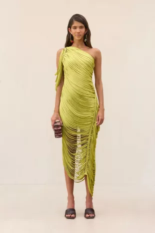 Sona Knit Dress in Algae