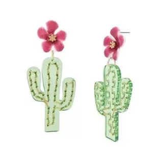 Cactus Earrings