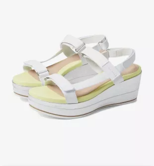 Grand Ambition Ayer Leather Platform Wedge Sandals