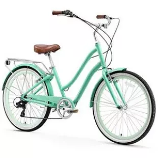 Step-Through Touring Hybrid Bicycle