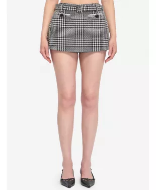 Houndstooth Skort