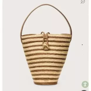 Freedie Woven Basket Shoulder Bag