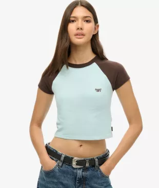 Cropped Baseball Baby T-Shirt