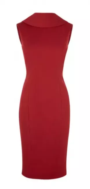 High Neck Pencil Dress