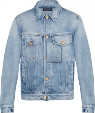Light Wash Blue Staples Edition Denim Jacket
