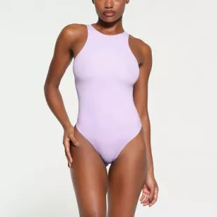 Limited Edition Lily Purple Fits Everybody High Neck Bodysuit